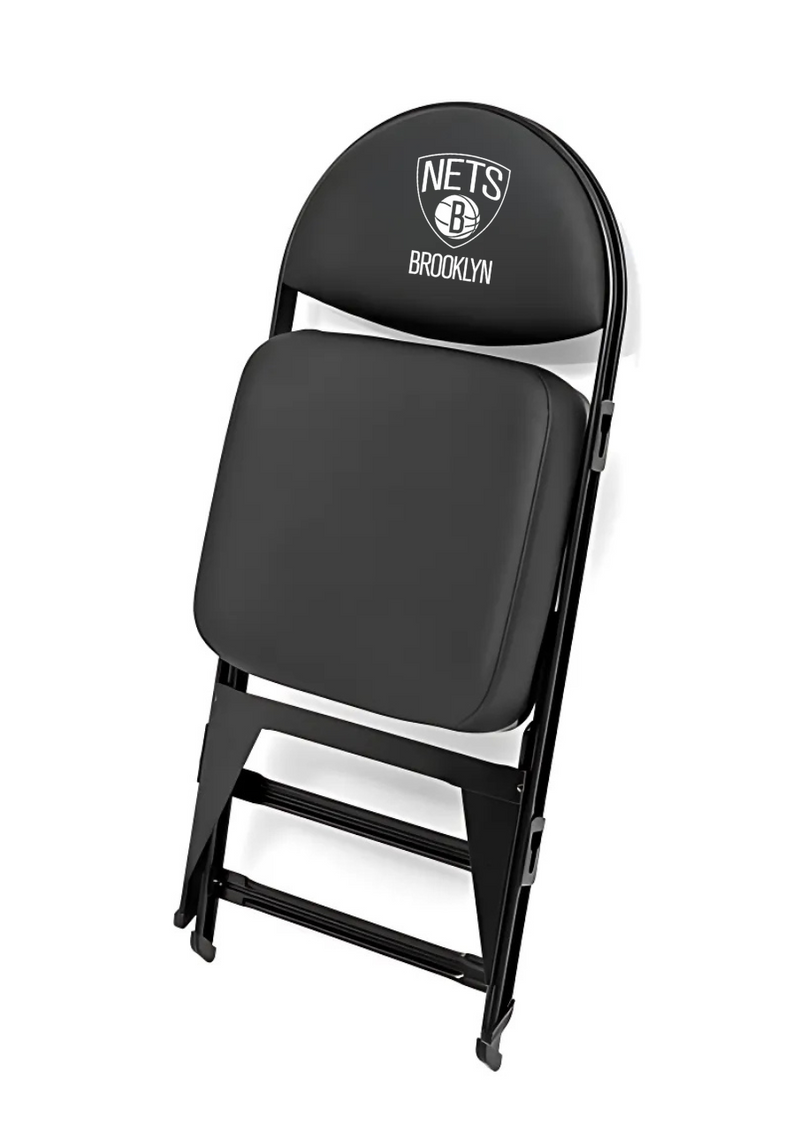 Brooklyn Nets X-Frame Courtside Folding Chair