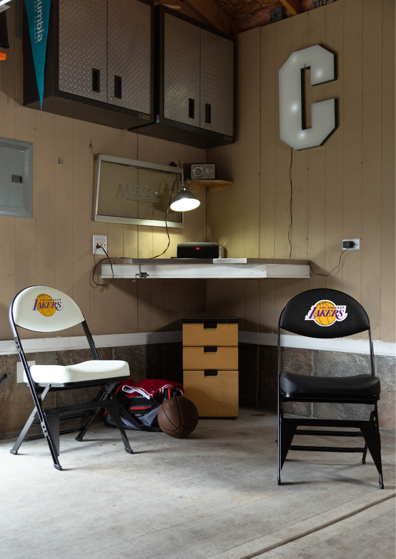 Los Angeles Lakers X-Frame Courtside Folding Chair