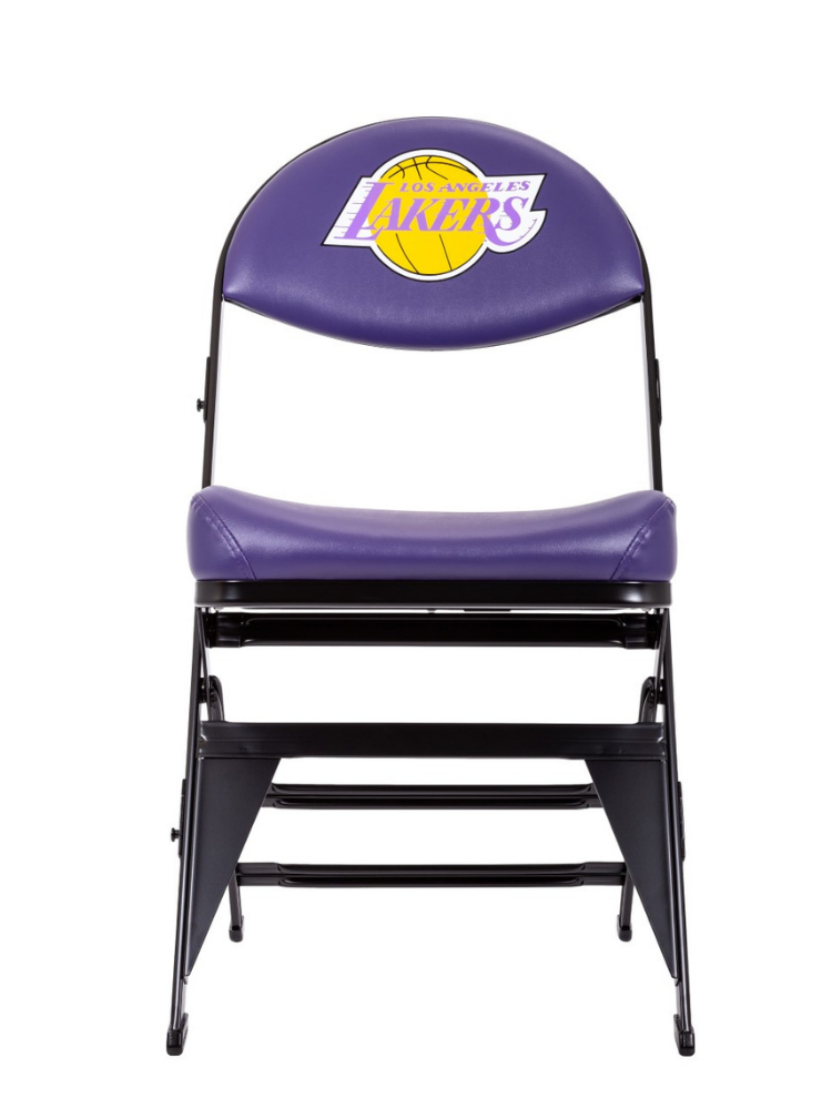 Los Angeles Lakers Hardwood Classics NBA Logo Chair - Purple